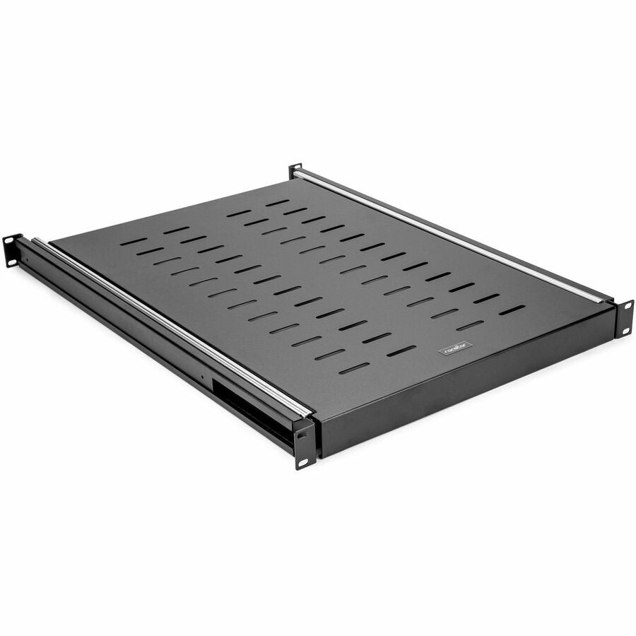 Rocstor 19" Adjustable Sliding Server Rack Cabinet Shelf - For Server, Data Center - 1U