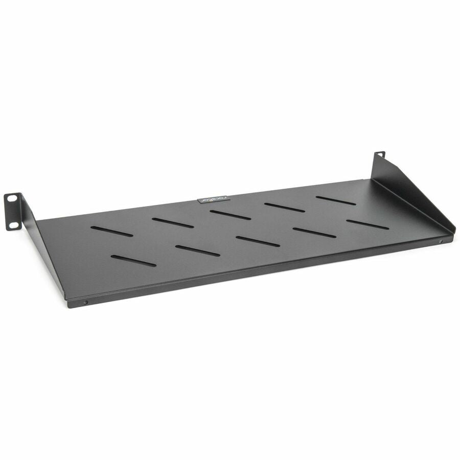 Rocstor 1U Rack Cabinet Universal Cantilever Vented Rack Mount Shelf - 7in Y10E078-B1