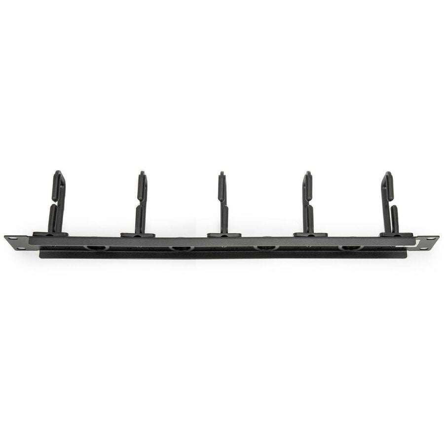 Rocstor 1U Server Rack Cable-Management Panel - Cable Management Panel - Black - 1 - 1U