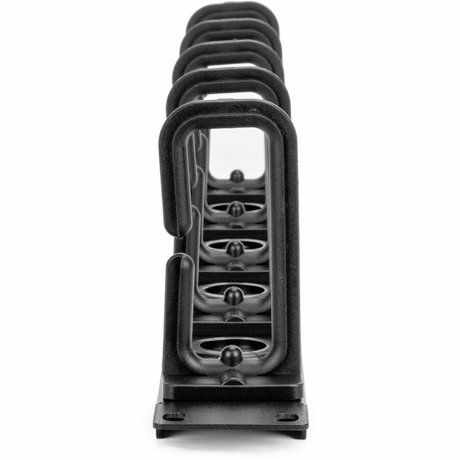 Rocstor 1U Server Rack Cable-Management Panel - Cable Management Panel - Black - 1 - 1U