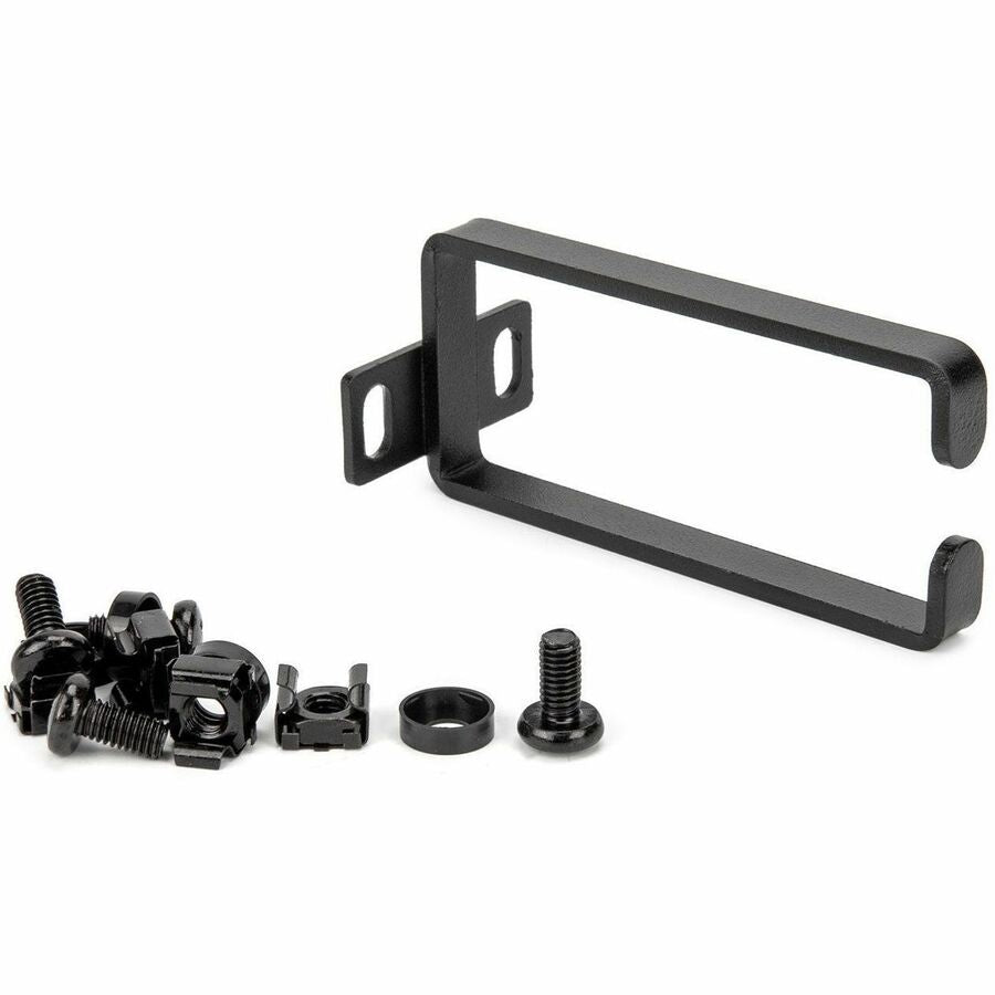 Rocstor 1U Vertical Server Rack Cable Management D-Ring Hook - 1.8x4in (4.5x10cm) -