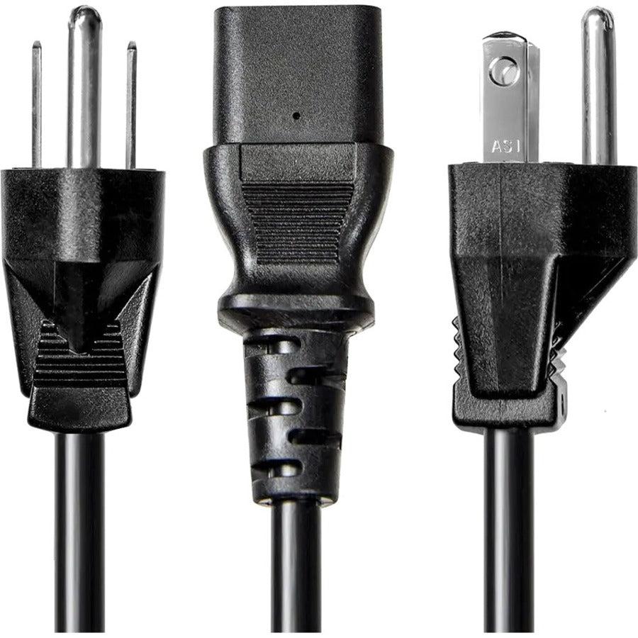 Rocstor 5Ft Computer Power Cord Nema5-15P To C13