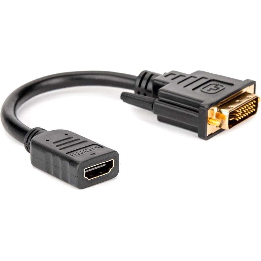 Rocstor HDMI to DVI-D Video Cable Adapter - 8in - HDMI Female to DVI Male Y10C123-B1