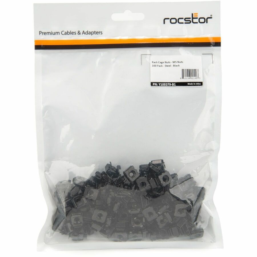 Rocstor M5 Rack Cage Nuts - 100 Pack Y10E079-B1