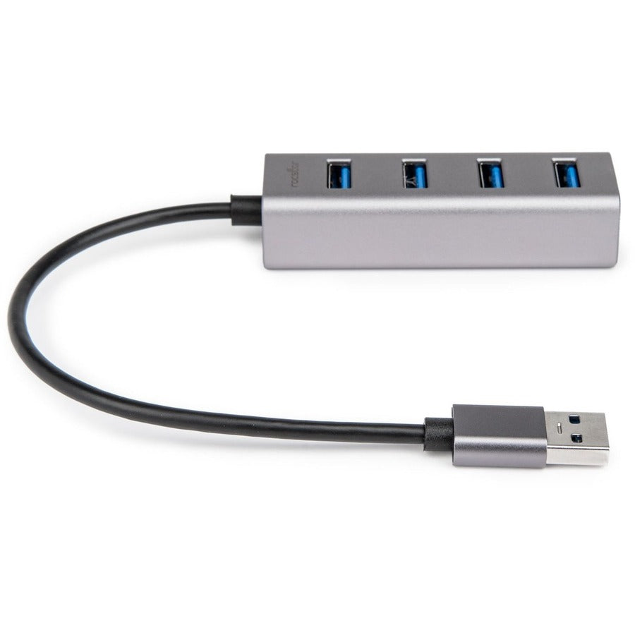 Rocstor Portable 4 Port Hub Usb-A To 4X Usb-A Superspeed Usb 3.0