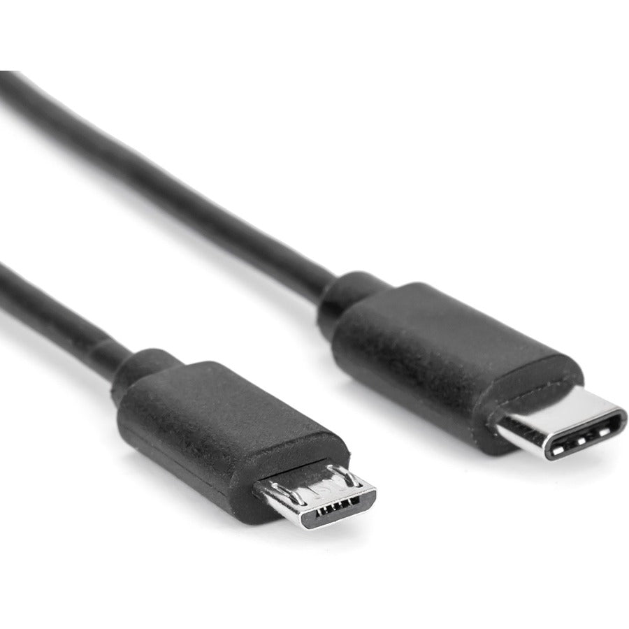 Rocstor Premier Usb-C To Micro-B Cable - M/M 3Ft (1M)- Usb 2.0 - Usb Type-C To Micro-Usb Cable - Usb Cable For External Hard Drives, Notebooks, And Tablets - 60 Mb/S - 3 Ft - 1 Pack - 1 X Usb Type C Male - 1 X Usb Type B Male Micro - Nickel Plated - Black