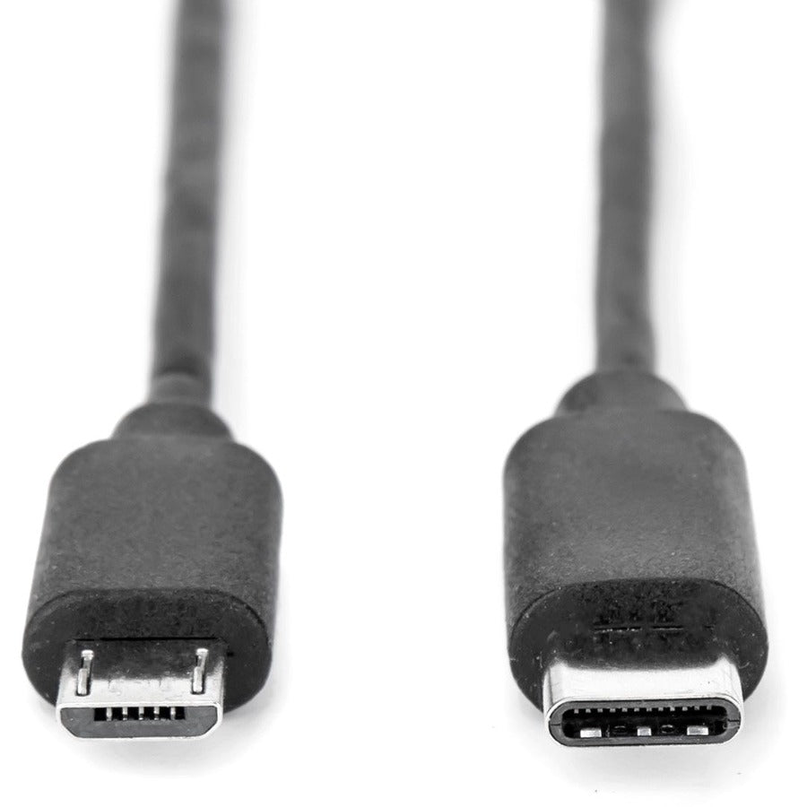 Rocstor Premier Usb-C To Micro-B Cable - M/M 3Ft (1M)- Usb 2.0 - Usb Type-C To Micro-Usb Cable - Usb Cable For External Hard Drives, Notebooks, And Tablets - 60 Mb/S - 3 Ft - 1 Pack - 1 X Usb Type C Male - 1 X Usb Type B Male Micro - Nickel Plated - Black