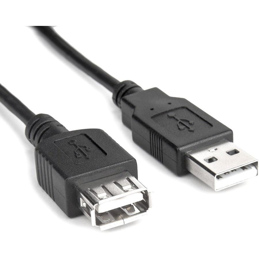 Rocstor Premium 6 ft USB 2.0 Extension Cable A Male to A Female - M/F - USB - 6 ft - 1 Pack - 1 x Type A Male - 1 x Type A Female -Black - USB A MALE TO A FEMALE CABLE Y10C117-B1