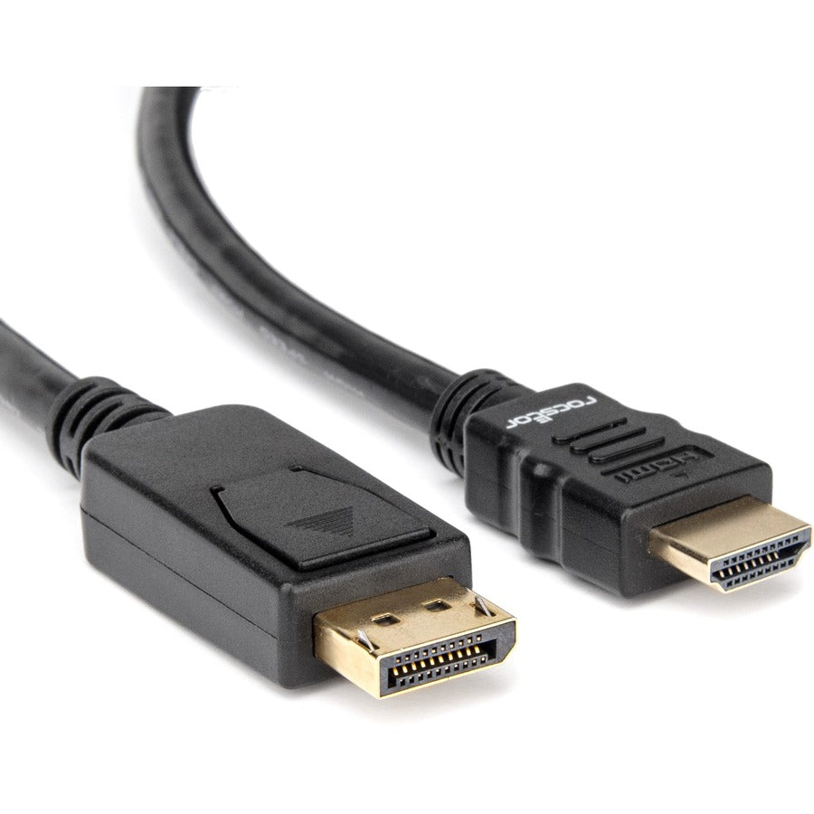 Rocstor Premium DisplayPort&reg; to HDMI converter cable M/M- 10 ft (3m) - 4K Y10C261-B1