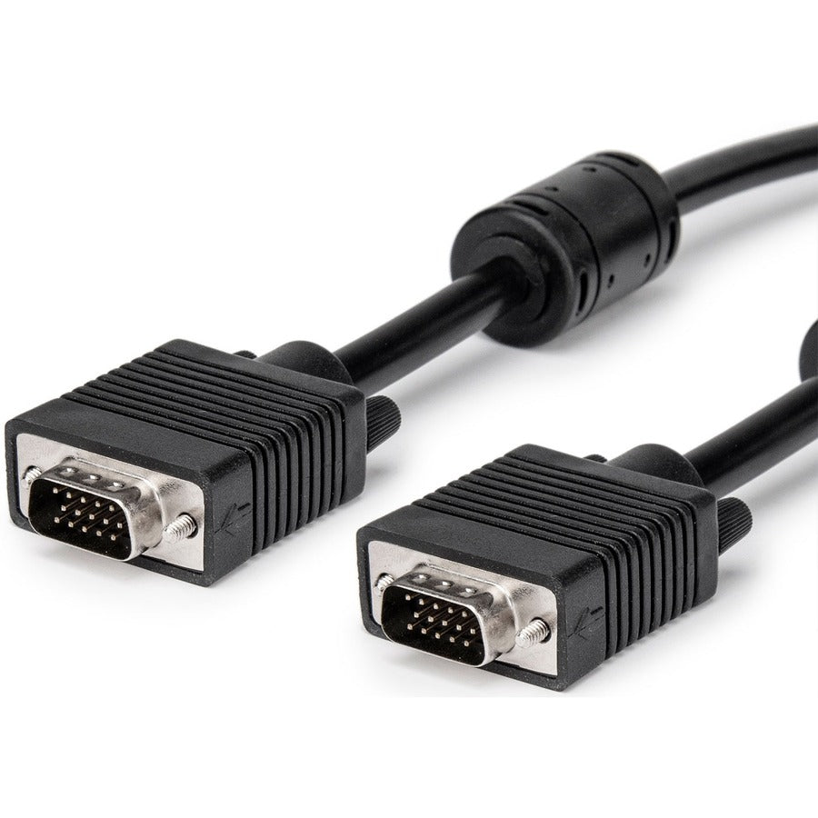 Rocstor Premium High-Resolution SVGA - VGA Monitor cable - HD-15 (M) - HD-15 (M) - 3m - For Monitor, Projector, TV - Extension Cable - 6ft - 1 x HD-15 Male Video - 1 x HD-15 Male Video CABLE HD15 - 10 ft - Black Y10C122-B1