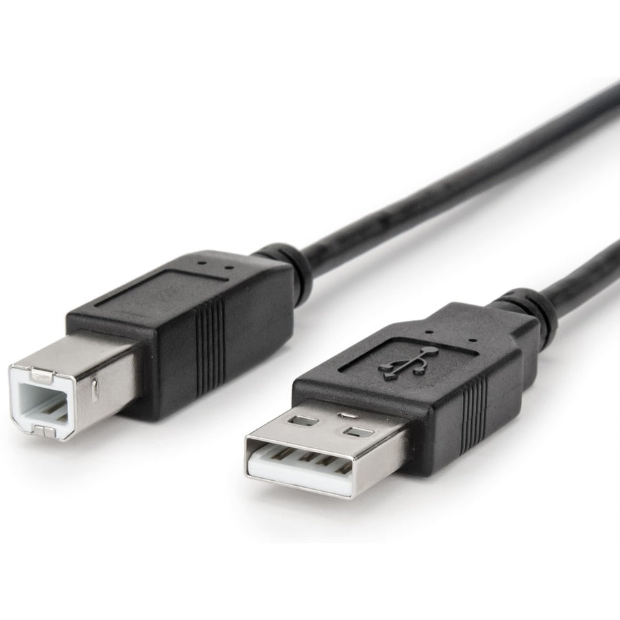 Rocstor Premium High Speed USB 2.0 - 10 ft USB cable - 4 pin USB Type A (M) - 4 pin USB Type B (M) - 1.8 m (USB / Hi-Speed USB ) - Type A Male - Type B Male - For printers, scanners or external USB hard drives - 10ft CABLE M/M Y10C115-B1