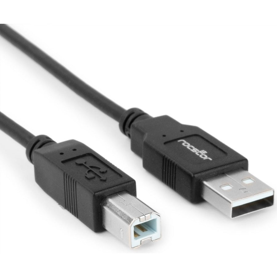 Rocstor Premium High Speed USB 2.0 - 6 ft USB cable - 4 pin USB Type A (M) - 4 pin USB Type B (M) - 1.8 m (USB / Hi-Speed USB ) - Type A Male - Type B Male - For printers, scanners or external USB hard drives - 6ft CABLE M/M Y10C116-B1