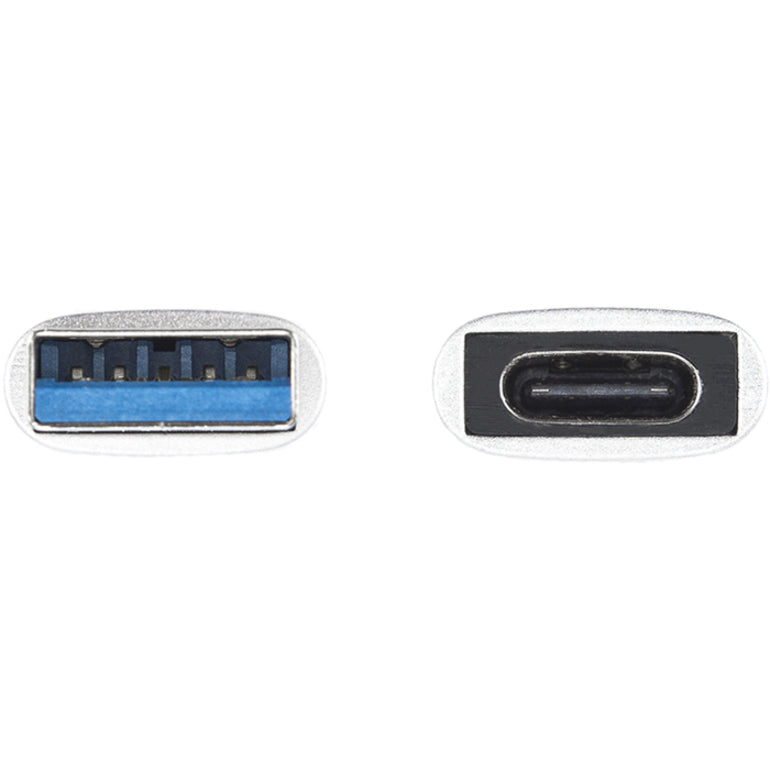 Rocstor Premium USB 3.0 to USB C Slim Aluminum Adapter - USB Type-C - 1 x Type 1 x USB 3.0 Type Male - 1 x Type C Female USB - Aluminum Case - USB 3.0 HI-SPEED USB TYPE A to USB-C M/F SLIM/COMPACT Y10A207-A1