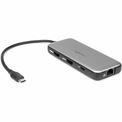 Rocstor Premium USB-C 8-in-1 Dual HDMI Display Portable Dock