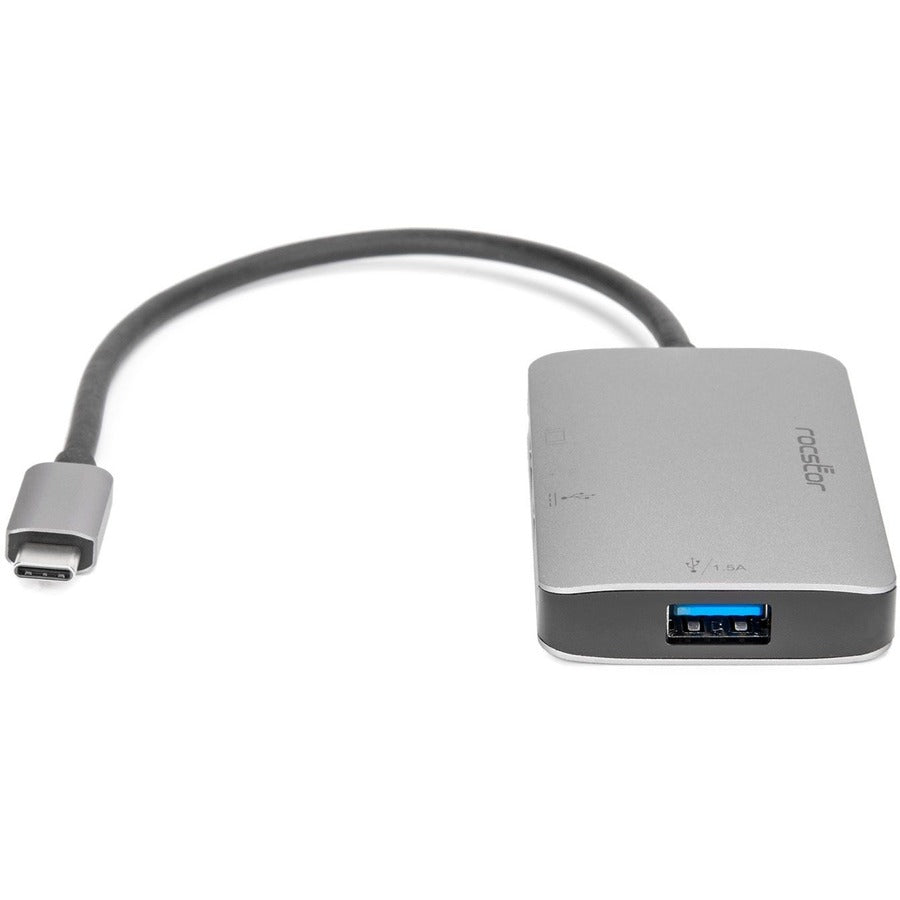 Rocstor Premium Usb-C To Hdmi 4K Adapter, Usb-C 100W Pd Charging & Usb Type-A Port