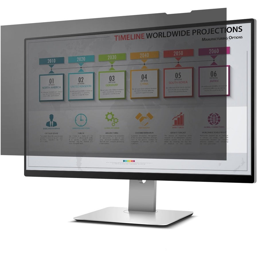 Rocstor Privacyview Privacy Screen Filter Black, Glossy, Matte - For 25" Widescreen LCD