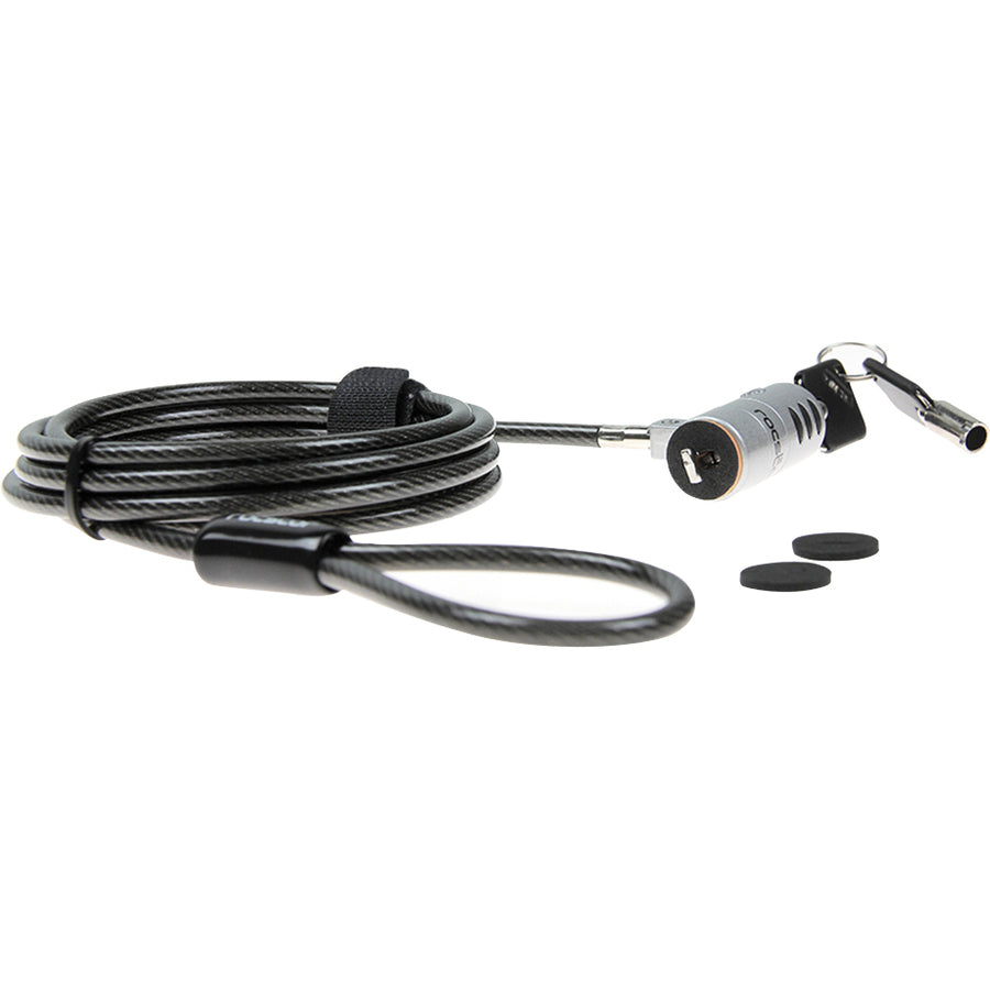 Rocstor Rocbolt Portable Security Cable With Key Lock and (2) Keys Y10C133-B1