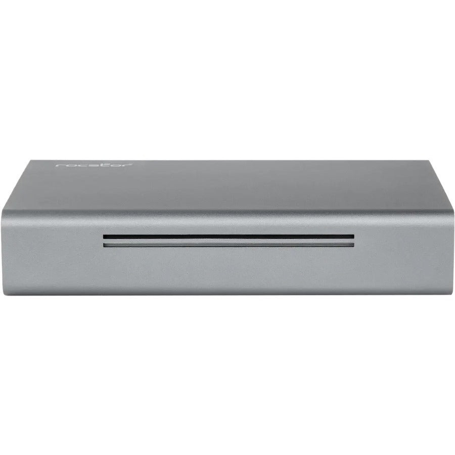 Rocstor Rocpro D90 4 TB Desktop Rugged Hard Drive - 3.5 External - SATA (SATA/600) - Aluminum Gray" G35107-A1