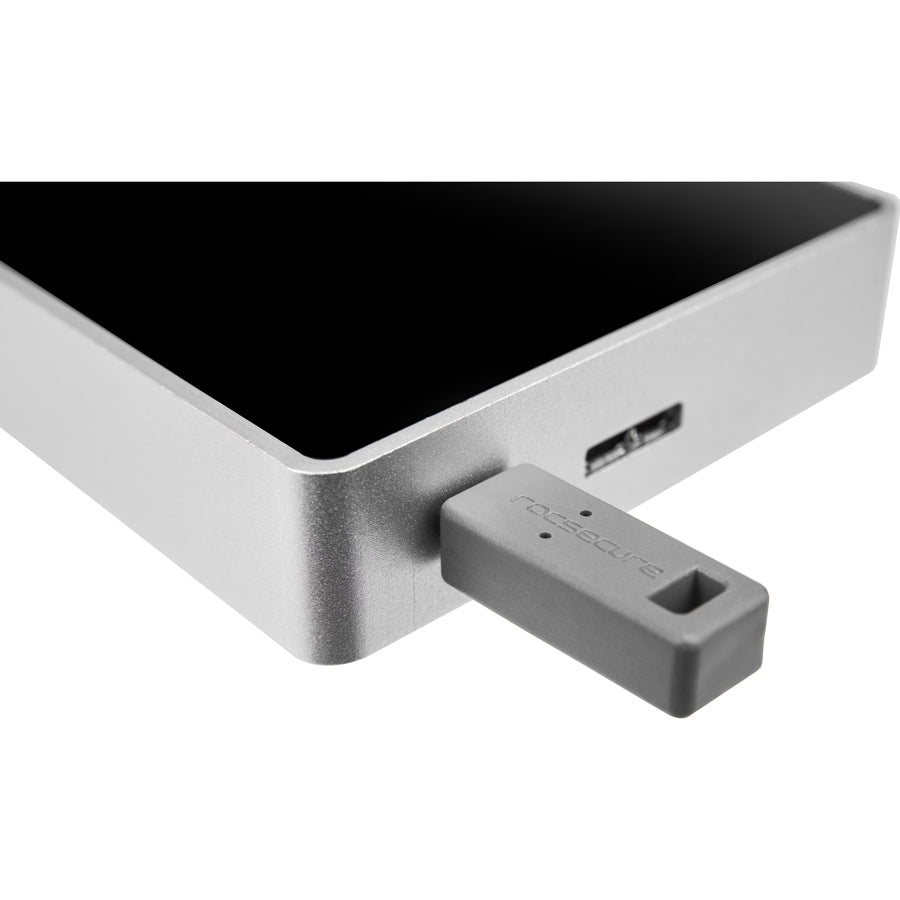 Rocstor Rocsecure EX31 1 TB 2.5 Hard Drive - External - Portable - USB 3.1 - 7200 rpm ENCYPTED PORTABLE DRIVE 3XTOKEN KEY" E634P7-01