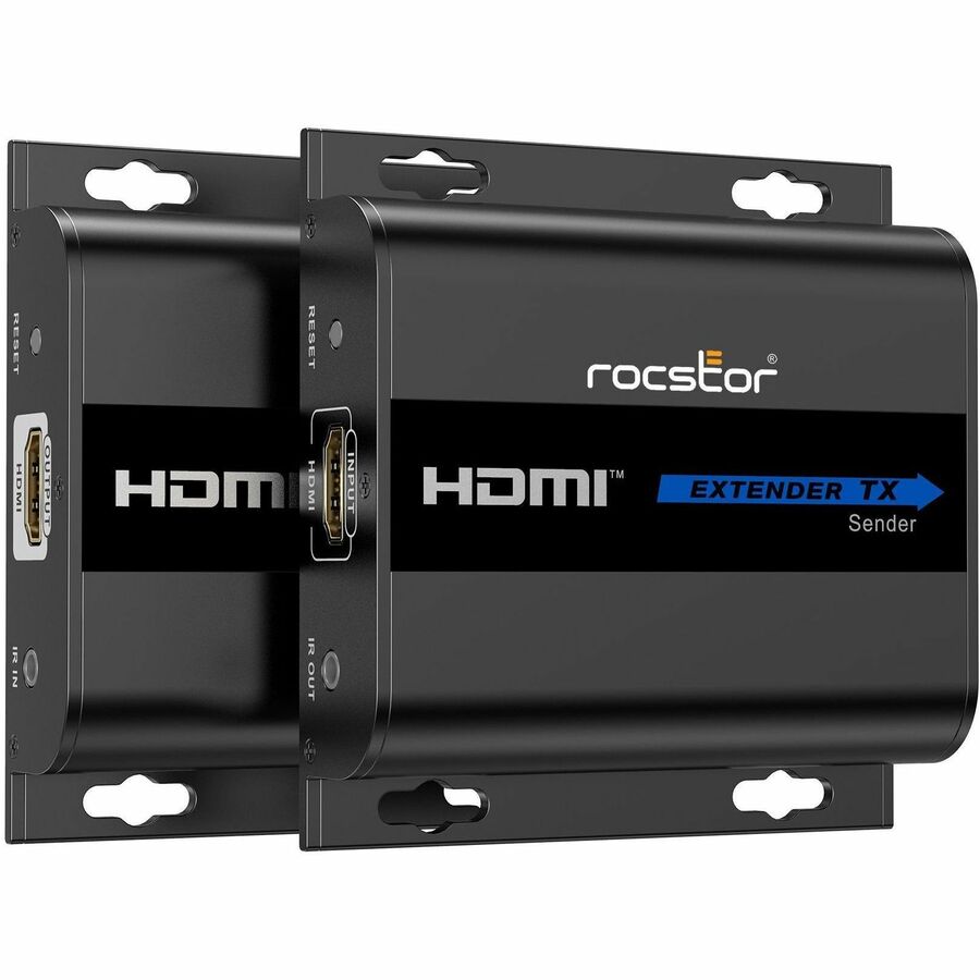 Rocstor TrueReach 1080p HDMI & IR Over IP Extender - 1080p 60Hz up to 393ft (120m) - Over