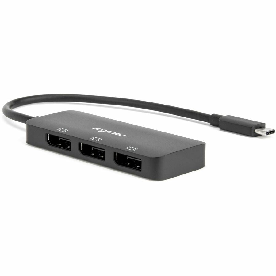 Rocstor Type-C to Triple DisplayPort Adapter with DP1.4 Alt Mode Y10A303-B1