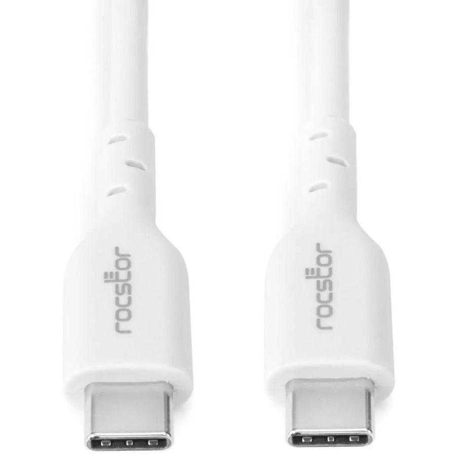 Rocstor USB-C Charging Cable Up to 240W Power Delivery - Charge and Sync Y10C499-W1