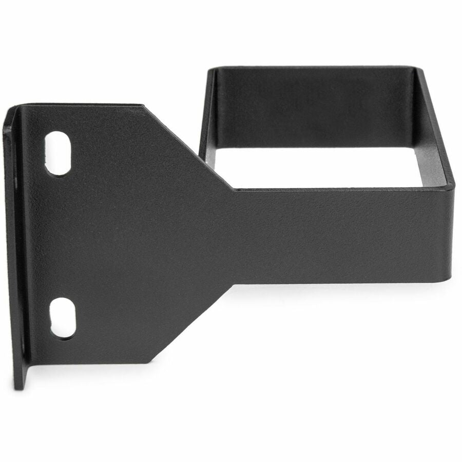 Rocstor Vertical Cable Management Hook - D-ring - Black - 1 - 1.5U Rack Height - Steel