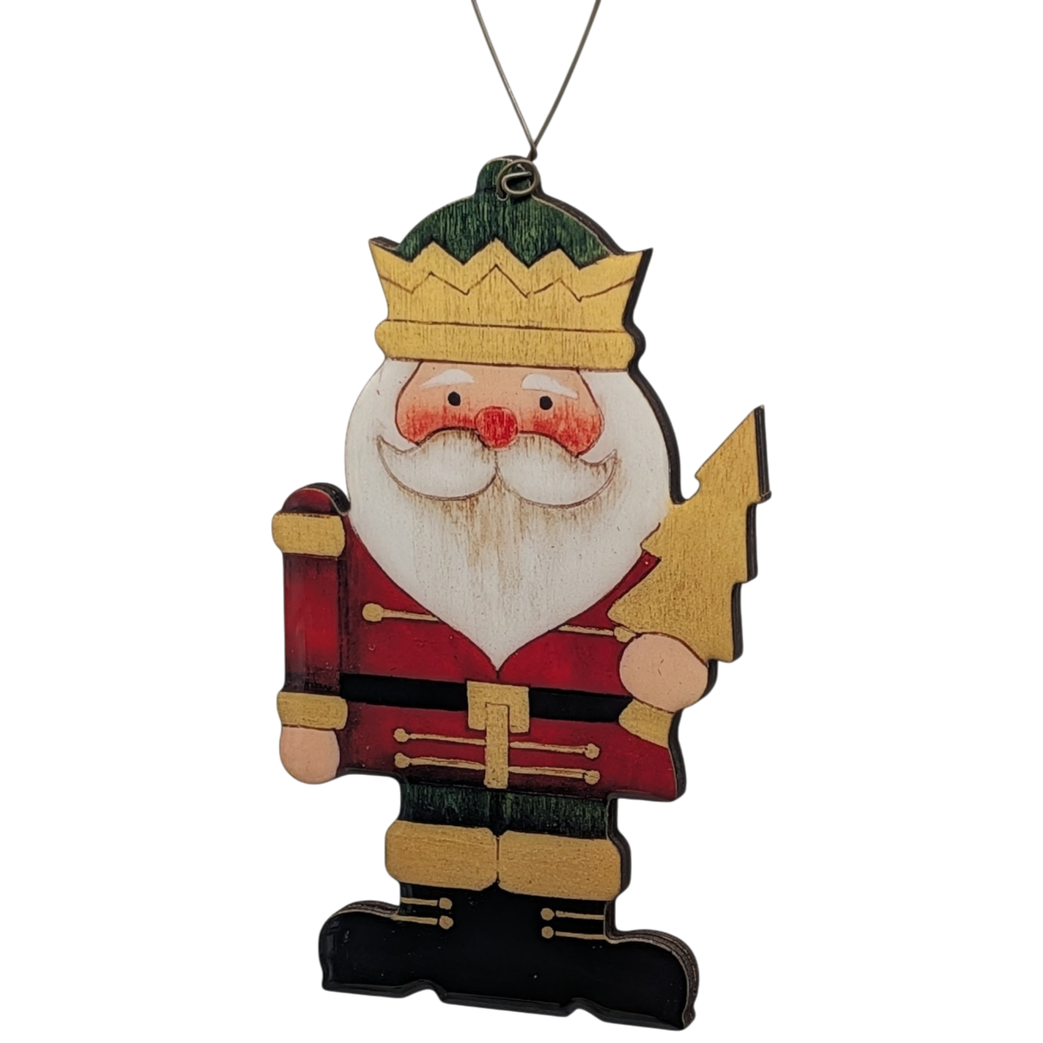 Royal Santa Nutcracker King Ornament