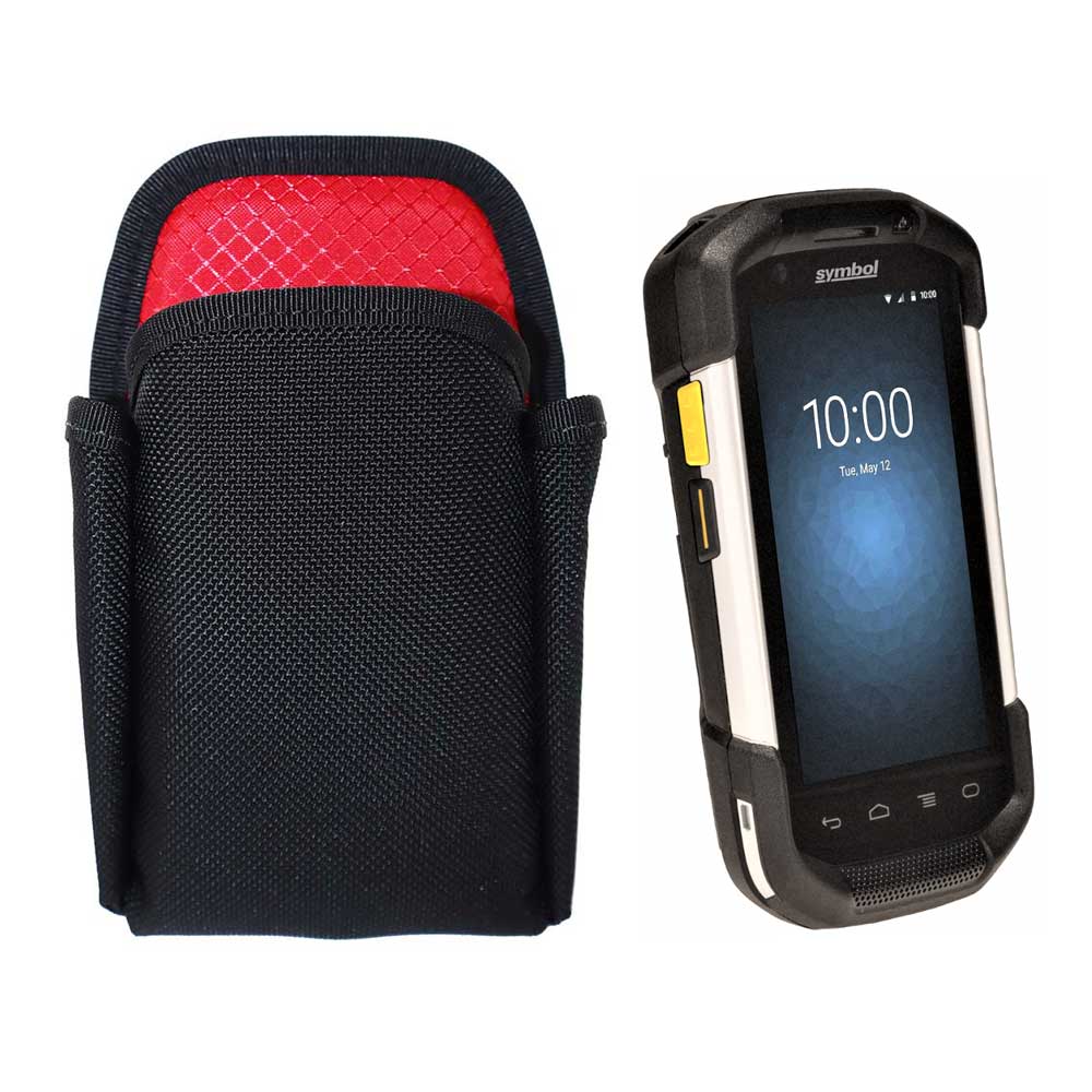 Rugged Holster with Ratcheting Cell Clip for Zebra TC7x