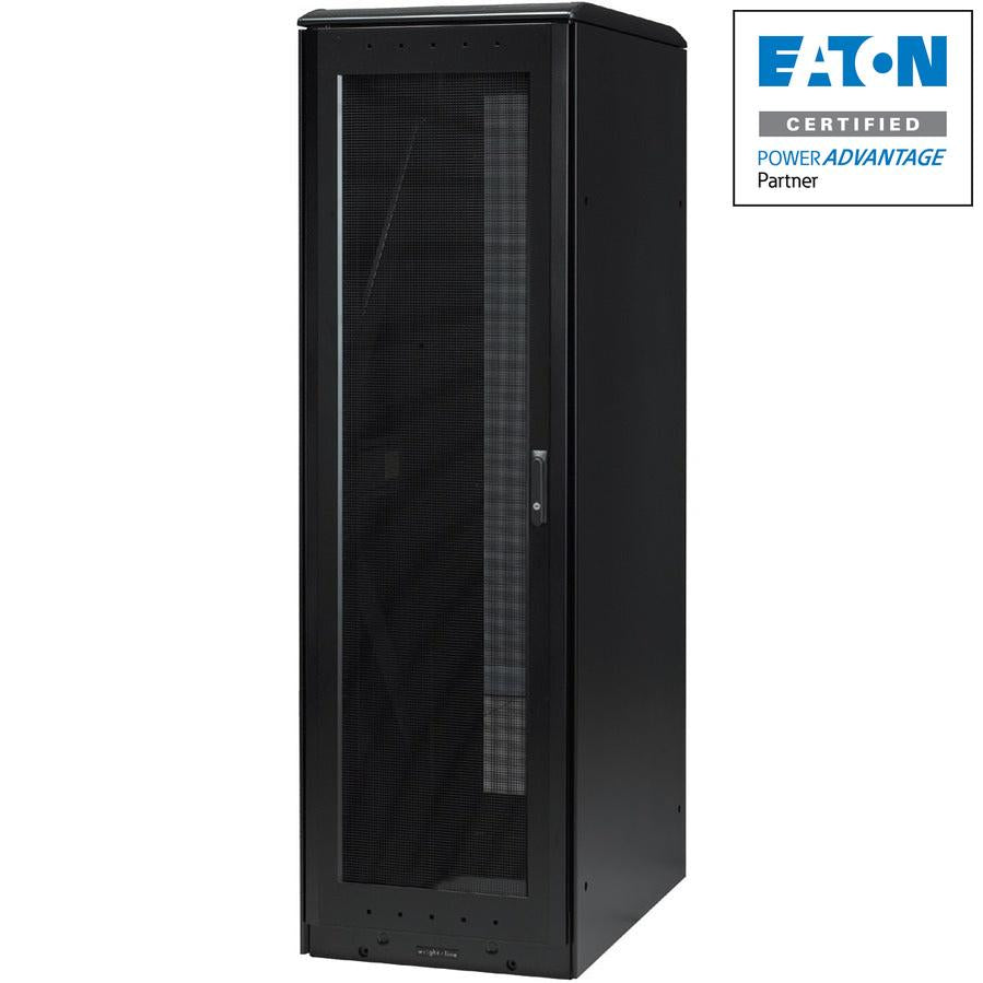 S-Series Seismic Enclosure - 42U Rack with Divider Panel | Eaton ETN-ENZ422440S