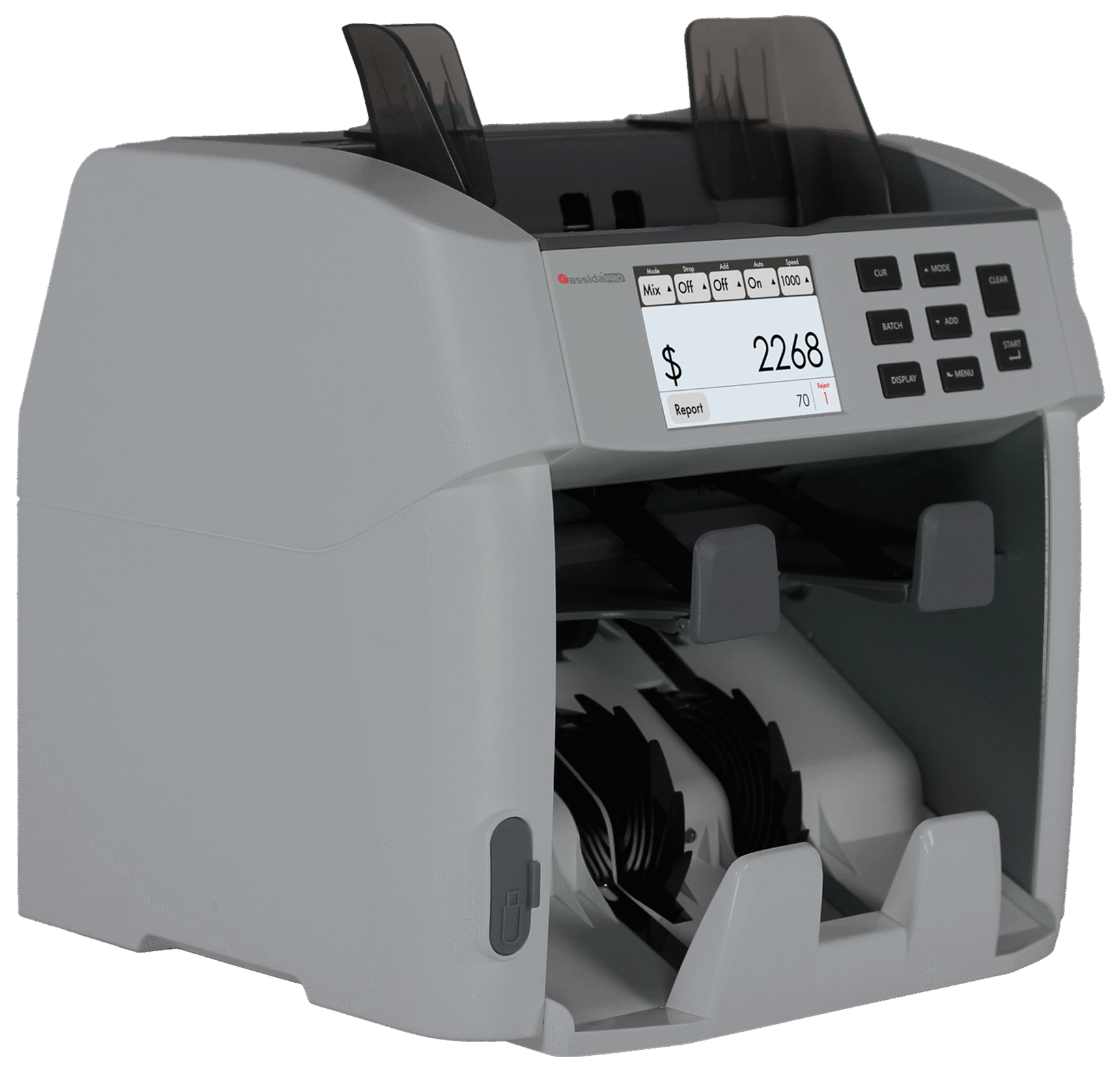 S2 Low Profile 2 Pocket Discriminator Fast, Low-Profile Cash Management