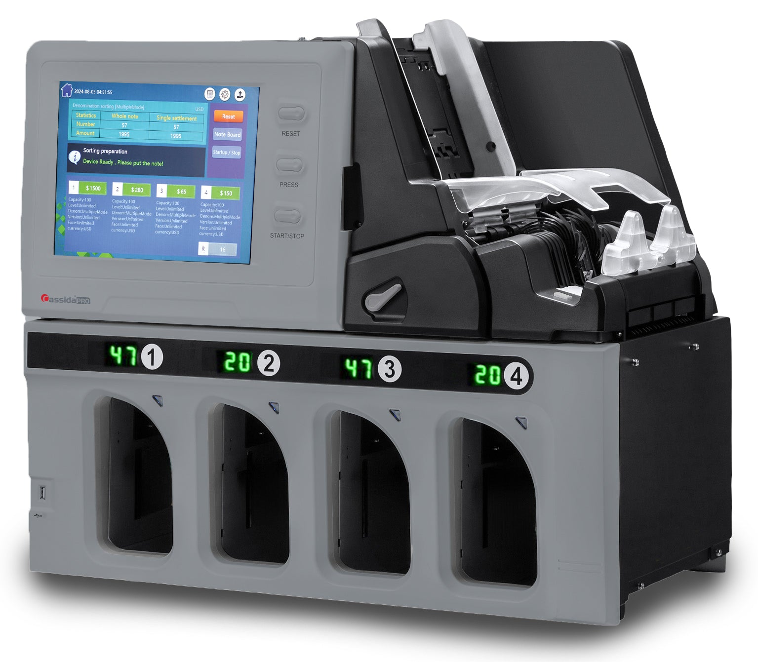 S5 / S9 / S13 5–13 Pocket Currency Sorter – High-Speed Fitness