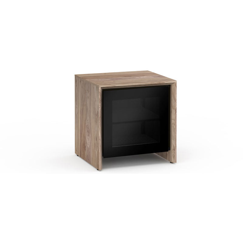 Salamander Barcelona 217 Subwoofer Enclosure Natural Walnut Black Glass