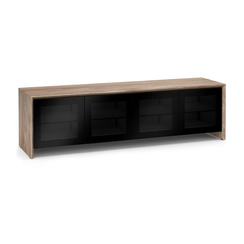 Salamander Barcelona 247 Living Room Table Natural Walnut & Black Glass