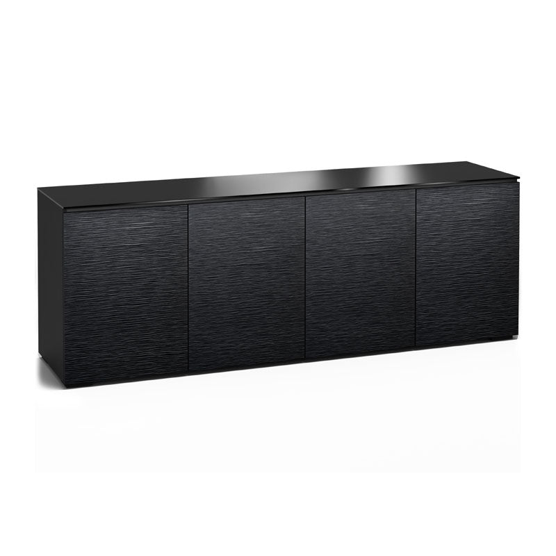 Salamander Chicago 347 Black Oak AV Cabinet with Soft-Close Doors