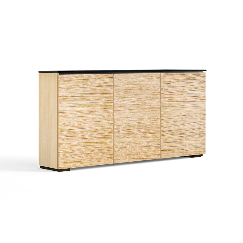 Salamander Denver 337 Low Profile Media Console Natural Oak