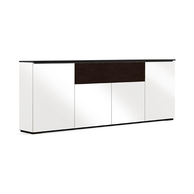 Salamander Chameleon Low Profile 345 Gloss White/Black for Modern Cabinets
