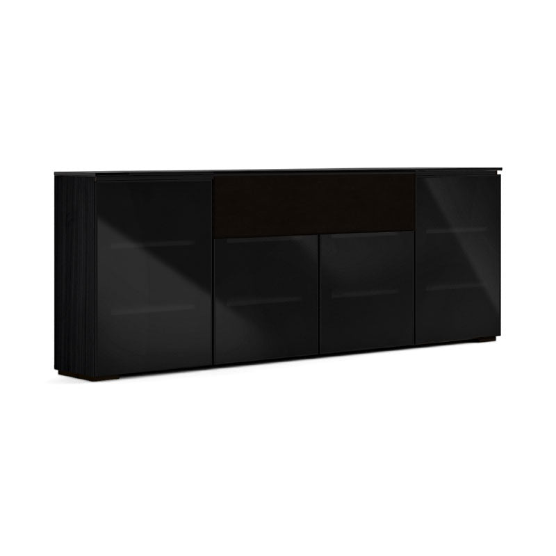 Salamander Chameleon Low Profile 345 AV Cabinet Oslo Black Glass