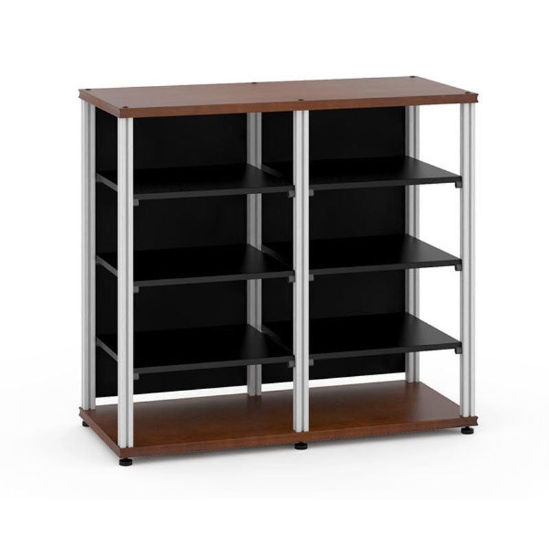 Salamander Synergy Twin 40 Cherry Desk with Durable Aluminum Posts