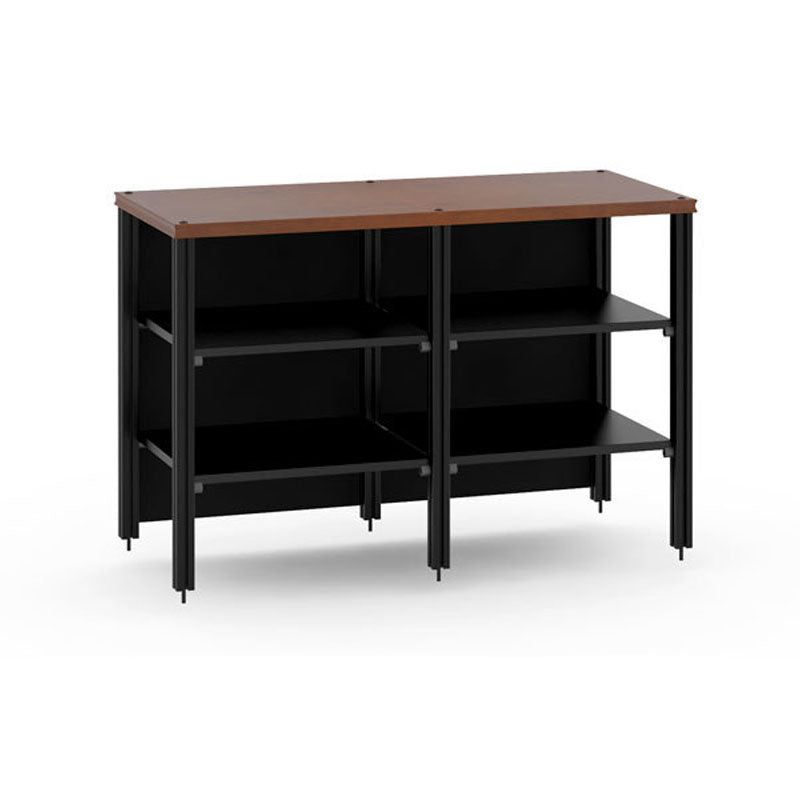 Salamander Synergy Twin 30 Extension SNX30C/B – Cherry with Black Posts, Adjustable Shelves, High Capacity