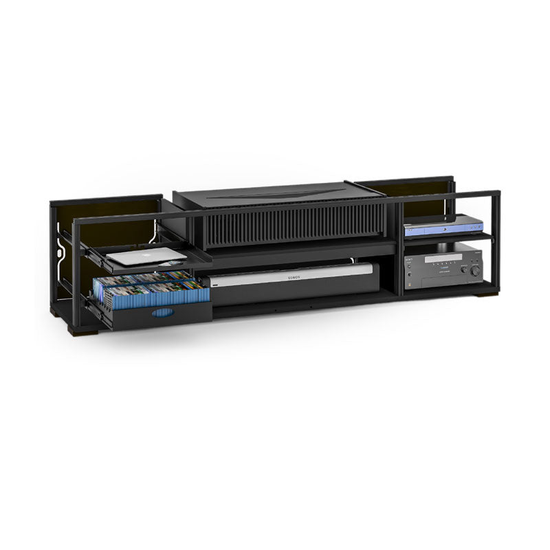 Salamander Chicago 245 Black Oak AV Cabinet for Sony UST Projector