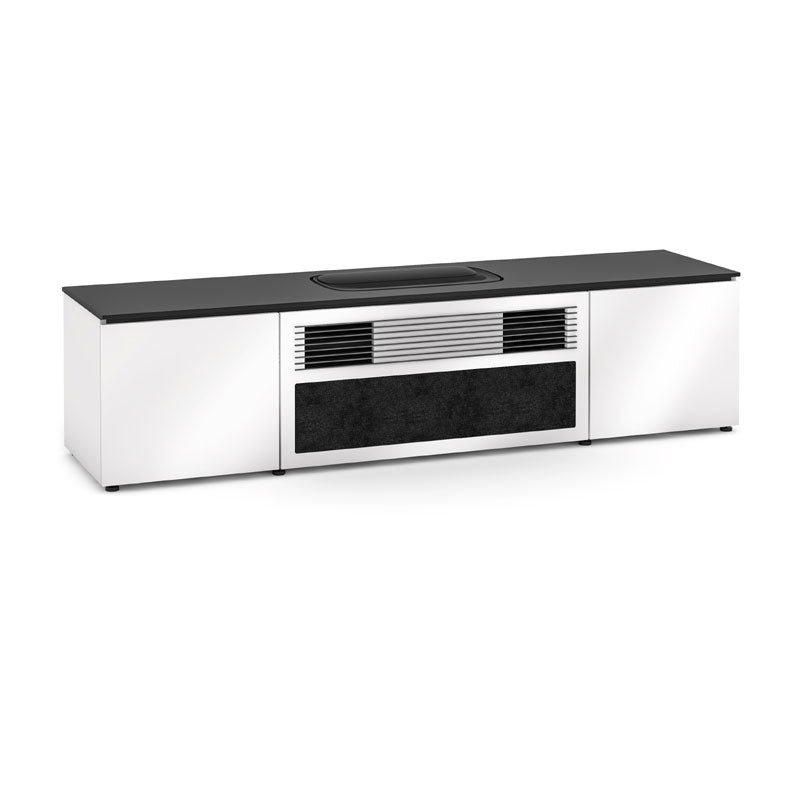 Salamander 245 Cabinet for Hisense PX-1PRO Projector – Gloss White, Integrated Design