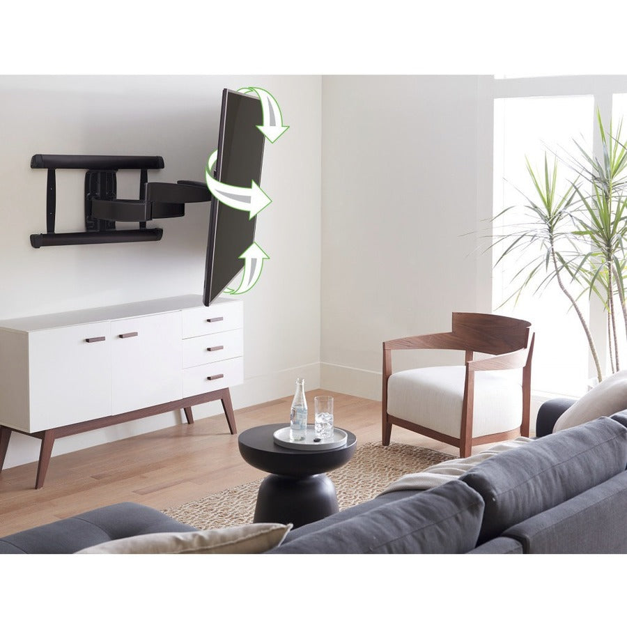 SANUS Premium VXF730 Wall Mount for TV, Flat Panel Display - Black - 46" to 95" Screen