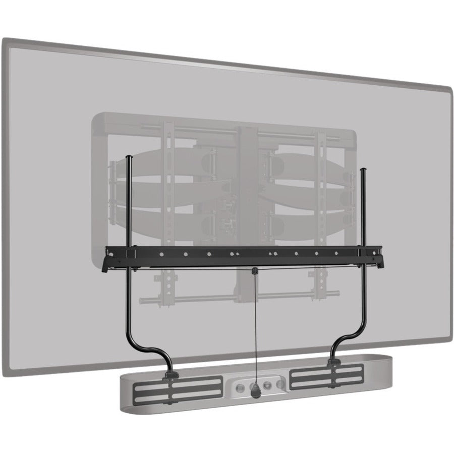 SANUS SASB1 Mounting Adapter for Sound Bar Speaker - Black - Height Adjustable - 32" to