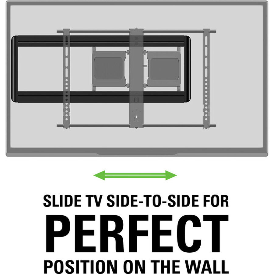 SANUS VLF613 Wall Mount for Flat Panel Display, TV - Black - 1 Display(s) Supported - 40"