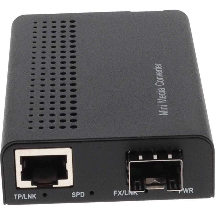 SFP Media Converter - Gigabit Ethernet RJ-45 to Fiber Network Interface | TecISoft ADD-GMCMN-SFP