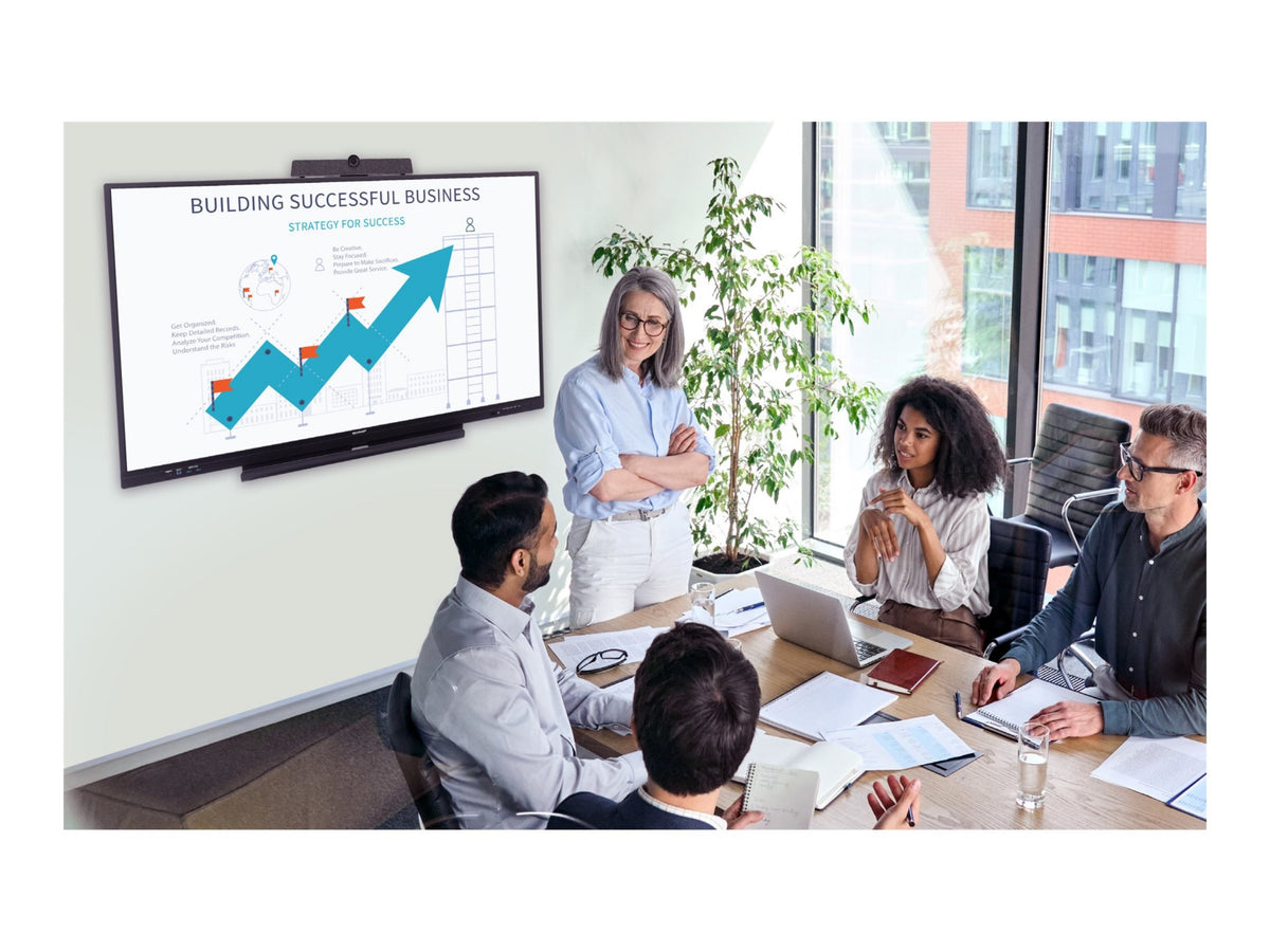 SHARP PN-LC752 75" 4K UHD TFT LCD Display – Fast 6.5ms Response for Professionals
