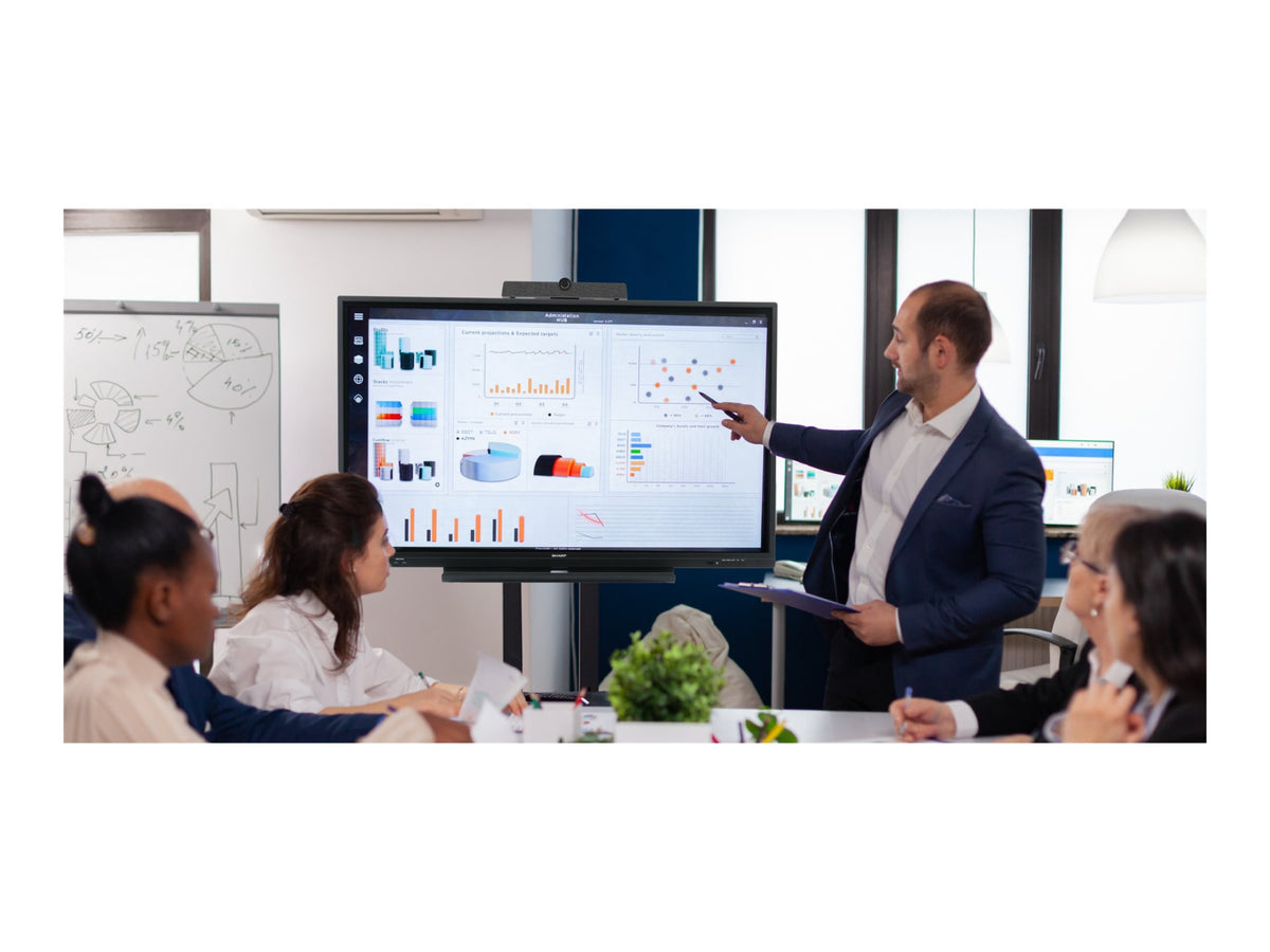 SHARP PN-LC752 75" 4K UHD TFT LCD Display – Fast 6.5ms Response for Professionals