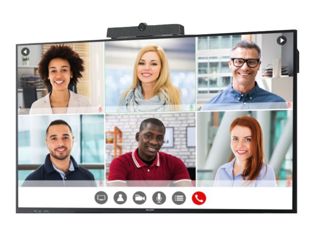 SHARP PN-LC752 75" 4K UHD TFT LCD Display – Fast 6.5ms Response for Professionals