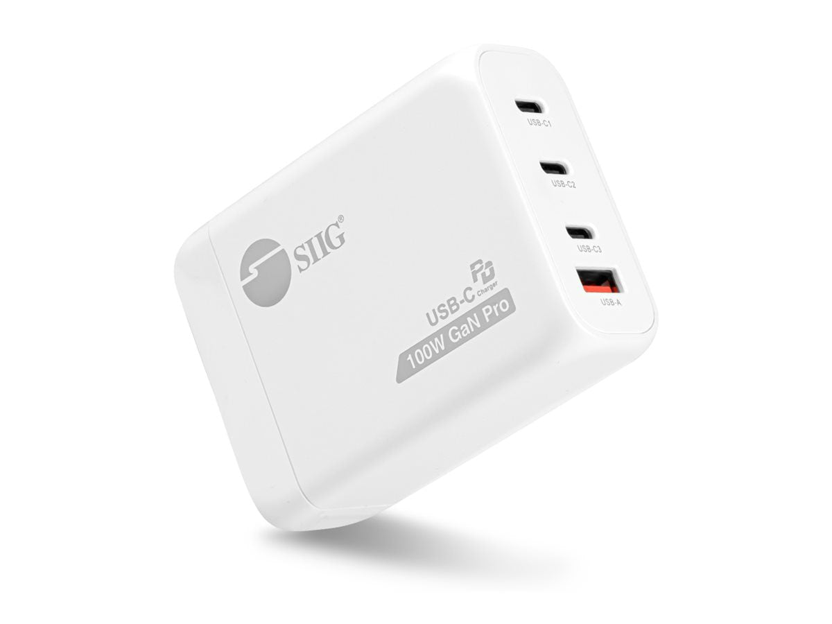 SIIG 100W GaN PD Combo Charger 3C1A Fast Power Hub